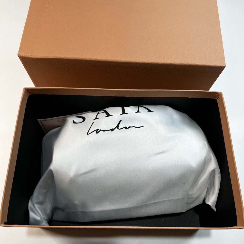 Saia London The Emmeline Yoga Mat Bag Teal New Vegan Faux Leather Shoulder Strap - Picture 5 of 16